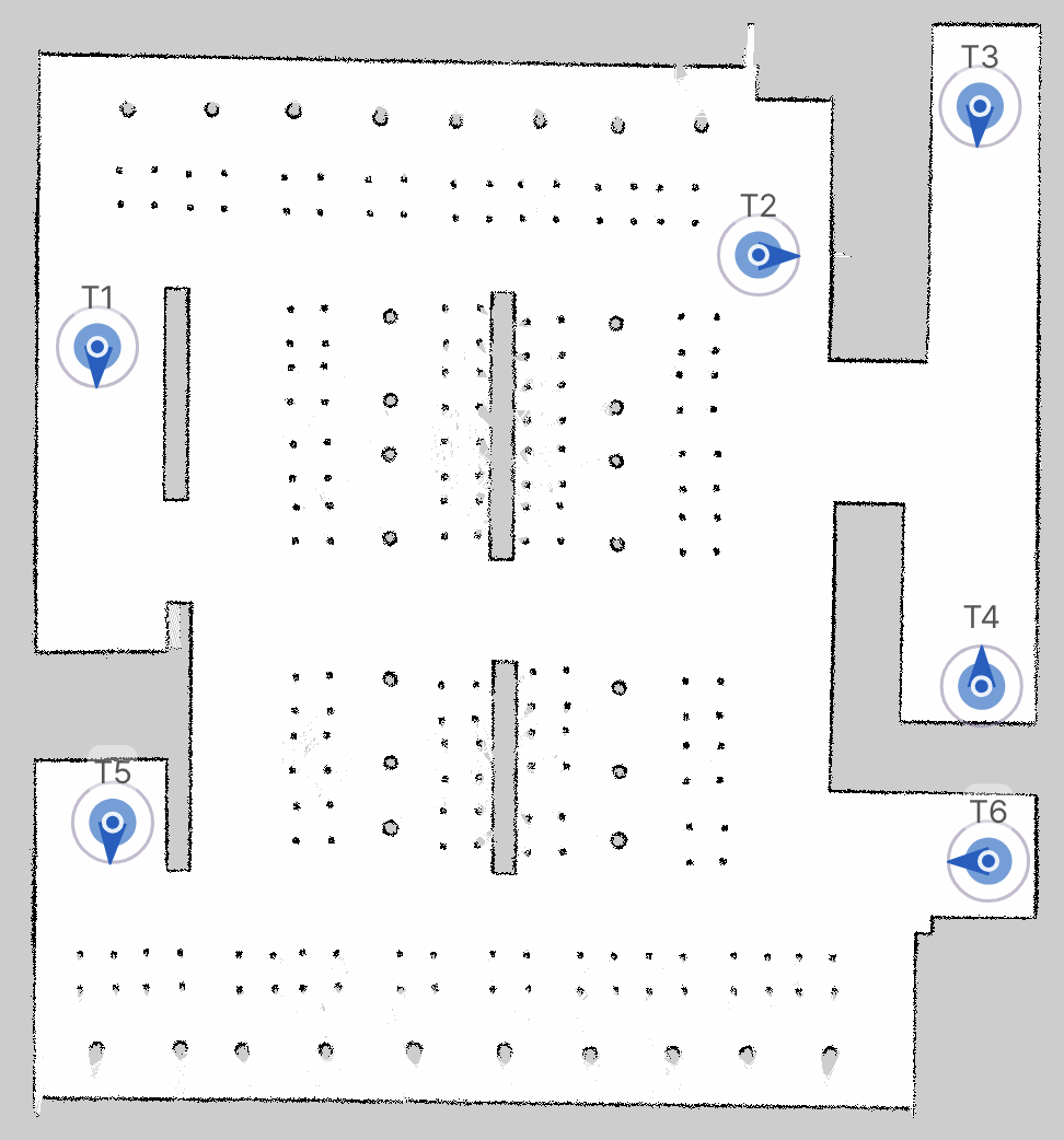 Example map with destinations